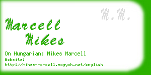 marcell mikes business card